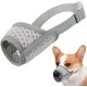 Dog Muzzle Breathable Mesh Muzzle for XXS to XXL Dogs Chihuahua, Beagle and Golden Retriever, Adjustable Pet Muzzles for Biting and Chewing, Allows Beating and Drinking
