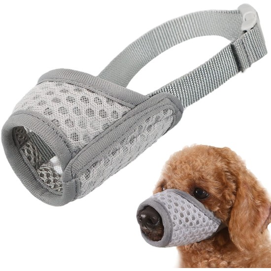 Dog Muzzle Breathable Mesh Muzzle for XXS to XXL Dogs Chihuahua, Beagle and Golden Retriever, Adjustable Pet Muzzles for Biting and Chewing, Allows Beating and Drinking Dog Muzzle Breathable Mesh Muzzle for XXS to XXL Dogs Chihuahua, Beagle and Golden Retriever, Adjustable Pet Muzzles for Biting and Chewing, Allows Beating and Drinking