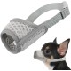 Dog Muzzle Breathable Mesh Muzzle for XXS to XXL Dogs Chihuahua, Beagle and Golden Retriever, Adjustable Pet Muzzles for Biting and Chewing, Allows Beating and Drinking