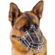 Dog Muzzle Chrome Plated Metal Dog Muzzle with Adjustable Leather Straps (No.5+) Circumference 12-13 inches Length 4.7-5.1 inches Dog Muzzle Chrome Plated Metal Dog Muzzle with Adjustable Leather Straps (No.5+) Circumference 12-13 inches Length 4.7-5.1 inches