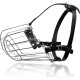 Dog Muzzle Chrome Plated Metal Dog Muzzle with Adjustable Leather Straps (No.5+) Circumference 12-13 inches Length 4.7-5.1 inches Dog Muzzle Chrome Plated Metal Dog Muzzle with Adjustable Leather Straps (No.5+) Circumference 12-13 inches Length 4.7-5.1 inches