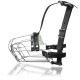 Dog Muzzle Chrome Plated Metal Dog Muzzle with Adjustable Leather Straps (No.5+) Circumference 12-13 inches Length 4.7-5.1 inches Dog Muzzle Chrome Plated Metal Dog Muzzle with Adjustable Leather Straps (No.5+) Circumference 12-13 inches Length 4.7-5.1 inches