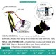 Dog Muzzle Chrome Plated Metal Dog Muzzle with Adjustable Leather Straps (No.5+) Circumference 12-13 inches Length 4.7-5.1 inches Dog Muzzle Chrome Plated Metal Dog Muzzle with Adjustable Leather Straps (No.5+) Circumference 12-13 inches Length 4.7-5.1 inches