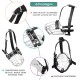 Dog Muzzle Chrome Plated Metal Dog Muzzle with Adjustable Leather Straps (No.5+) Circumference 12-13 inches Length 4.7-5.1 inches Dog Muzzle Chrome Plated Metal Dog Muzzle with Adjustable Leather Straps (No.5+) Circumference 12-13 inches Length 4.7-5.1 inches