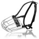 Dog Muzzle Chrome Plated Metal Dog Muzzle with Adjustable Leather Straps (No.5+) Circumference 12-13 inches Length 4.7-5.1 inches Dog Muzzle Chrome Plated Metal Dog Muzzle with Adjustable Leather Straps (No.5+) Circumference 12-13 inches Length 4.7-5.1 inches