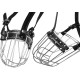 Dog Muzzle Chrome Plated Metal Dog Muzzle with Adjustable Leather Straps (No.5+) Circumference 12-13 inches Length 4.7-5.1 inches Dog Muzzle Chrome Plated Metal Dog Muzzle with Adjustable Leather Straps (No.5+) Circumference 12-13 inches Length 4.7-5.1 inches