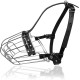 Dog Muzzle Chrome Plated Metal Dog Muzzle with Adjustable Leather Straps (No.5+) Circumference 12-13 inches Length 4.7-5.1 inches Dog Muzzle Chrome Plated Metal Dog Muzzle with Adjustable Leather Straps (No.5+) Circumference 12-13 inches Length 4.7-5.1 inches