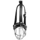 Dog Muzzle Chrome Plated Metal Dog Muzzle with Adjustable Leather Straps (No.5+) Circumference 12-13 inches Length 4.7-5.1 inches Dog Muzzle Chrome Plated Metal Dog Muzzle with Adjustable Leather Straps (No.5+) Circumference 12-13 inches Length 4.7-5.1 inches