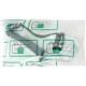 Dog Muzzle Chrome Plated Metal Dog Muzzle with Adjustable Leather Straps (No.5+) Circumference 12-13 inches Length 4.7-5.1 inches Dog Muzzle Chrome Plated Metal Dog Muzzle with Adjustable Leather Straps (No.5+) Circumference 12-13 inches Length 4.7-5.1 inches