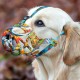 Dog Muzzle, Printed Basket Muzzle for Small, Medium and Large Dogs, Dachshund, Beagle, Breathable Pet Muzzles to Prevent Biting and Prevent Chewing Dog Muzzle, Printed Basket Muzzle for Small, Medium and Large Dogs, Dachshund, Beagle, Breathable Pet Muzzles to Prevent Biting and Prevent Chewing