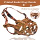 Dog Muzzle, Printed Basket Muzzle for Small, Medium and Large Dogs, Dachshund, Beagle, Breathable Pet Muzzles to Prevent Biting and Prevent Chewing Dog Muzzle, Printed Basket Muzzle for Small, Medium and Large Dogs, Dachshund, Beagle, Breathable Pet Muzzles to Prevent Biting and Prevent Chewing