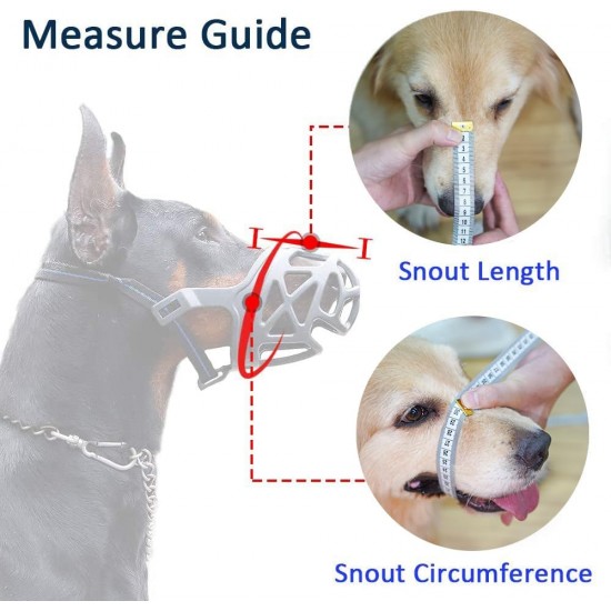 Dog Muzzle, Printed Basket Muzzle for Small, Medium and Large Dogs, Dachshund, Beagle, Breathable Pet Muzzles to Prevent Biting and Prevent Chewing Dog Muzzle, Printed Basket Muzzle for Small, Medium and Large Dogs, Dachshund, Beagle, Breathable Pet Muzzles to Prevent Biting and Prevent Chewing