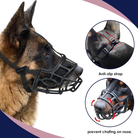 Dog Muzzle Printed Muzzle for Small Medium Large Dogs Dachshund Beagle German Shepherd Breathable Prevent Biting Chewing Foreign Body Absorption Allows Panting and Drinking Dog Muzzle Printed Muzzle for Small Medium Large Dogs Dachshund Beagle German Shepherd Breathable Prevent Biting Chewing Foreign Body Absorption Allows Panting and Drinking