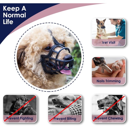 Dog Muzzle Printed Muzzle for Small Medium Large Dogs Dachshund Beagle German Shepherd Breathable Prevent Biting Chewing Foreign Body Absorption Allows Panting and Drinking Dog Muzzle Printed Muzzle for Small Medium Large Dogs Dachshund Beagle German Shepherd Breathable Prevent Biting Chewing Foreign Body Absorption Allows Panting and Drinking