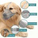 Dog Muzzle with Soft Mesh Cover for Small Medium Large Dogs Poisoned Bait Guard Muzzle with Adjustable Straps Prevent Biting, Chewing and Licking