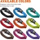 Dogline Comfort Microfiber Flat Collar for Dogs (W 3/4" L 13"-21"), Red Dogline Comfort Microfiber Flat Collar for Dogs (W 3/4" L 13"-21"), Red