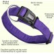 Dogline Comfort Microfiber Flat Collar for Dogs (W 3/4" L 13"-21"), Red Dogline Comfort Microfiber Flat Collar for Dogs (W 3/4" L 13"-21"), Red