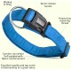 Dogline Comfort Microfiber Flat Collar for Dogs (W 3/4" L 13"-21"), Red Dogline Comfort Microfiber Flat Collar for Dogs (W 3/4" L 13"-21"), Red