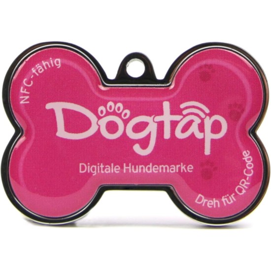 Dogtap Solid Digital Dog Tag Bone with NFC Chip and QR Code for Contact Details and Profile Letter PVC Metal Waterproof Heavy Duty 41.6 x 28.5 x 4.6mm Dogtap Solid Digital Dog Tag Bone with NFC Chip and QR Code for Contact Details and Profile Letter PVC Metal Waterproof Heavy Duty 41.6 x 28.5 x 4.6mm