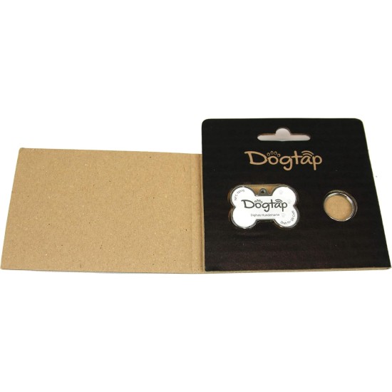 Dogtap Solid Digital Dog Tag Bone with NFC Chip and QR Code for Contact Details and Profile Letter PVC Metal Waterproof Heavy Duty 41.6 x 28.5 x 4.6mm Dogtap Solid Digital Dog Tag Bone with NFC Chip and QR Code for Contact Details and Profile Letter PVC Metal Waterproof Heavy Duty 41.6 x 28.5 x 4.6mm