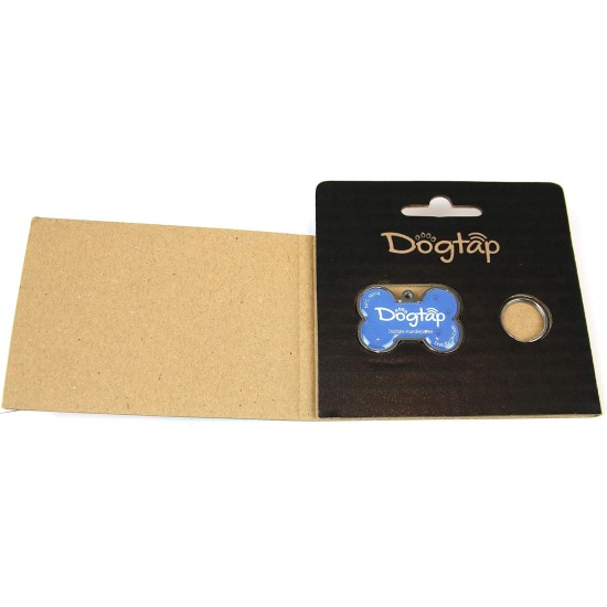 Dogtap Solid Digital Dog Tag Bone with NFC Chip and QR Code for Contact Details and Profile Letter PVC Metal Waterproof Heavy Duty 41.6 x 28.5 x 4.6mm Dogtap Solid Digital Dog Tag Bone with NFC Chip and QR Code for Contact Details and Profile Letter PVC Metal Waterproof Heavy Duty 41.6 x 28.5 x 4.6mm