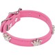 Douceur d'Intérieur Faux Leather Crown Charm Necklace 30cm x 1.3cm - Fuchsia Douceur d'Intérieur Faux Leather Crown Charm Necklace 30cm x 1.3cm - Fuchsia