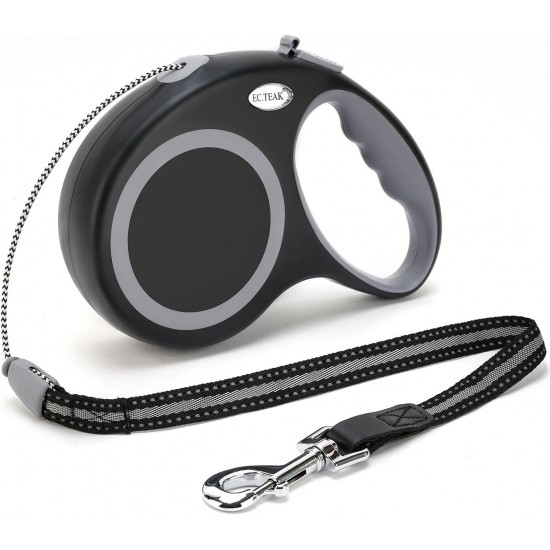 EC.TEAK Retractable Dog Leash 30 Feet for Medium Large Dogs up to 77 lbs Heavy Duty Tangle Free Large EC.TEAK Retractable Dog Leash 30 Feet for Medium Large Dogs up to 77 lbs Heavy Duty Tangle Free Large
