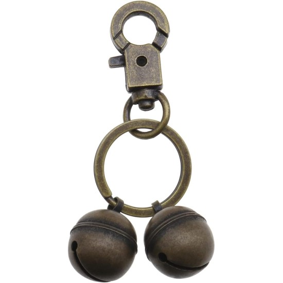 EMSea Dog Cat Pet Tracker Bell Pendant Charm Dog Bell Cat Bell for Collar for Medium Pet Harness Training, Brass EMSea Dog Cat Pet Tracker Bell Pendant Charm Dog Bell Cat Bell for Collar for Medium Pet Harness Training, Brass