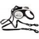 EXPAWLORER Double Retractable Dog Leash - Double Head Lockable, Up to 160lbs Total, 80lbs EXPAWLORER Double Retractable Dog Leash - Double Head Lockable, Up to 160lbs Total, 80lbs