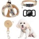 EXPAWLORER Puppy Harness and Leash for Small Dogs, Classic Plaid Pattern No Pull Adjustable Escape Proof for Outdoor Walking