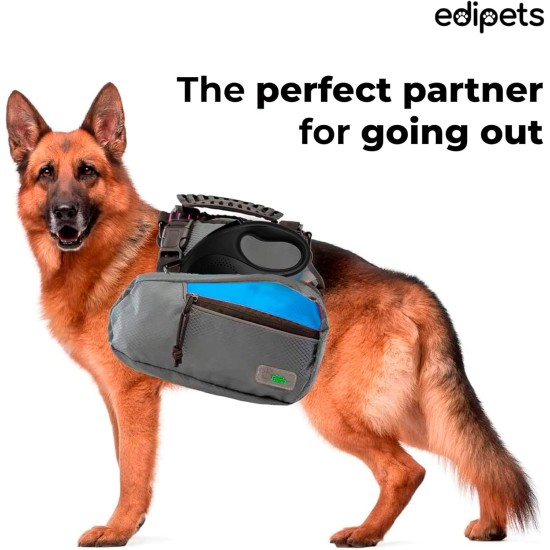 Edipets, Dog Lead, Extendable and Retractable Lead, 5M, 8M, Flexible Training Walking Leash for Small Medium Large Dogs (Blue, 8M) Edipets, Dog Lead, Extendable and Retractable Lead, 5M, 8M, Flexible Training Walking Leash for Small Medium Large Dogs (Blue, 8M)