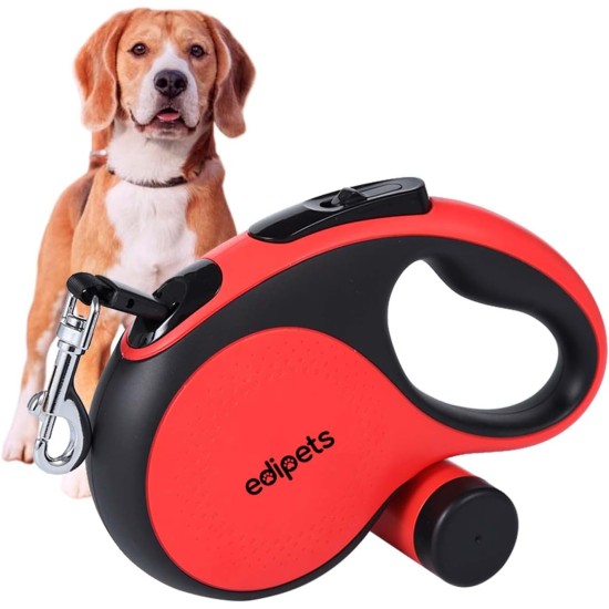 Edipets, Dog Lead, Extendable and Retractable Lead, 5M, 8M, Flexible Training Walking Leash for Small Medium Large Dogs (Blue, 8M) Edipets, Dog Lead, Extendable and Retractable Lead, 5M, 8M, Flexible Training Walking Leash for Small Medium Large Dogs (Blue, 8M)