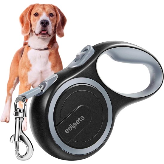Edipets, Retractable Dog Lead, 3, 5 and 8 Metres, Flexible Band for Right and Walks, Dog Leash, Roller, Flexible Lead, Retractable (Grey, 8 Metres) Edipets, Retractable Dog Lead, 3, 5 and 8 Metres, Flexible Band for Right and Walks, Dog Leash, Roller, Flexible Lead, Retractable (Grey, 8 Metres)