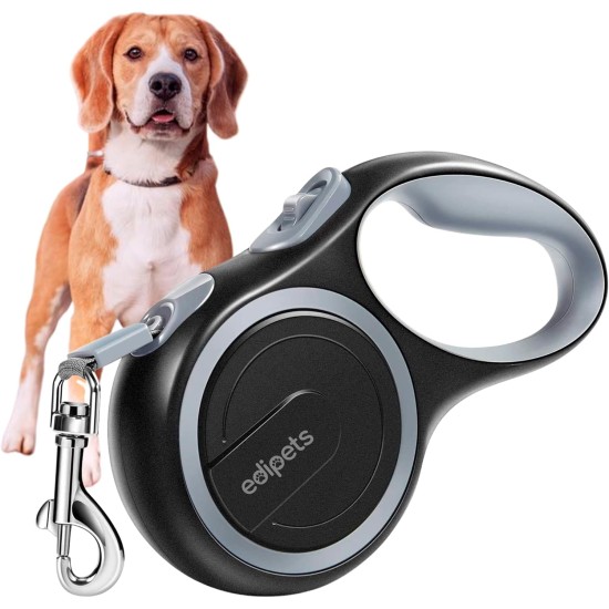 Edipets, Retractable Dog Lead, 3, 5 and 8 Metres, Flexible Band for Right and Walks, Dog Leash, Roller, Flexible Lead, Retractable (Grey, 8 Metres) Edipets, Retractable Dog Lead, 3, 5 and 8 Metres, Flexible Band for Right and Walks, Dog Leash, Roller, Flexible Lead, Retractable (Grey, 8 Metres)