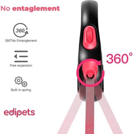 Edipets, Retractable Dog Lead, 3, 5 and 8 Metres, Flexible Band for Right and Walks, Dog Leash, Roller, Flexible Lead, Retractable (Grey, 8 Metres) Edipets, Retractable Dog Lead, 3, 5 and 8 Metres, Flexible Band for Right and Walks, Dog Leash, Roller, Flexible Lead, Retractable (Grey, 8 Metres)