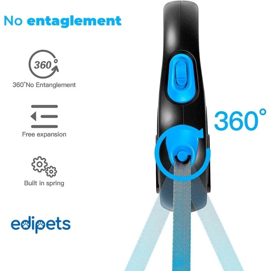 Edipets, Retractable Dog Lead, 3, 5 and 8 Metres, Flexible Band for Right and Walks, Dog Leash, Roller, Flexible Lead, Retractable (Grey, 8 Metres) Edipets, Retractable Dog Lead, 3, 5 and 8 Metres, Flexible Band for Right and Walks, Dog Leash, Roller, Flexible Lead, Retractable (Grey, 8 Metres)