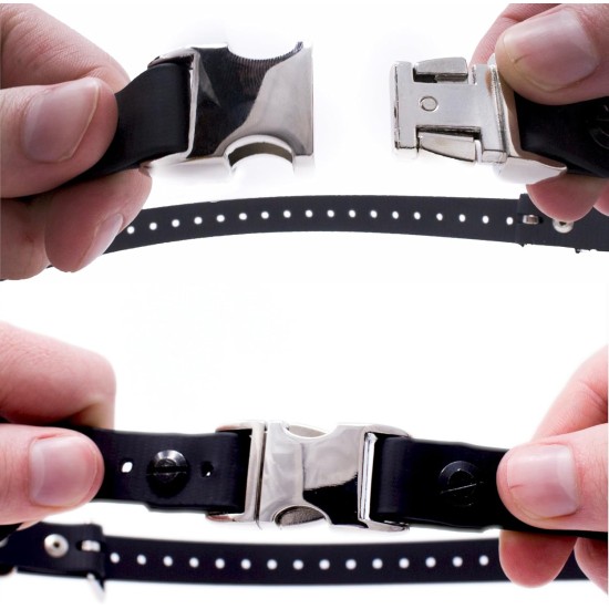 Educator Quick Snap Bungee Collar, 1-Inch Wide by 33-Inches Long, Red Educator Quick Snap Bungee Collar, 1-Inch Wide by 33-Inches Long, Red