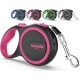 Emperor Pets 8 m Retractable Dog Lead - Up to 50 kg, Strong Retractable Dog Lead with Non-Slip Handle; One-Hand Brake, Pause & Lock; Extendable Dog Lead, Dog Leads for Large Dogs -PK26
