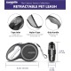 Emperor Pets Retractable Dog Leash, GY26 Large Dog Lead Up to 110 Lbs Heavy Duty Dog Leash Retractable 26 Feet