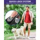 Emperor Pets Retractable Dog Leash, GY26 Large Dog Lead Up to 110 Lbs Heavy Duty Dog Leash Retractable 26 Feet