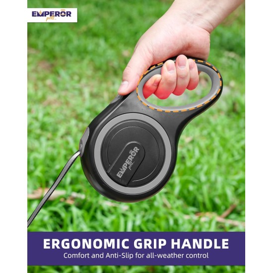 Emperor Pets Retractable Dog Leash, GY26 Large Dog Lead Up to 110 Lbs Heavy Duty Dog Leash Retractable 26 Feet Emperor Pets Retractable Dog Leash, GY26 Large Dog Lead Up to 110 Lbs Heavy Duty Dog Leash Retractable 26 Feet
