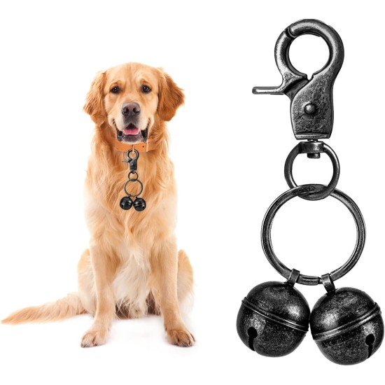 Extra Loud Cat Dog Bell for Collar, Pet Tracker and Falconry, Heavy Duty Brass Collar with Swivel Lobster Clasp Extra Loud Cat Dog Bell for Collar, Pet Tracker and Falconry, Heavy Duty Brass Collar with Swivel Lobster Clasp