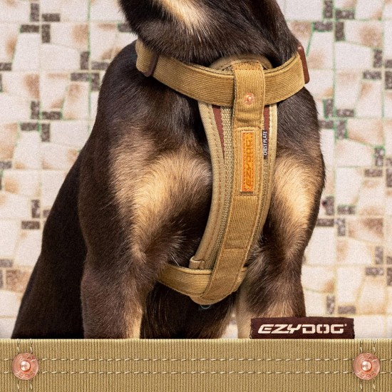 EzyDog Classic Chest Plate Harness, 2X-Large, Black EzyDog Classic Chest Plate Harness, 2X-Large, Black