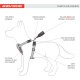 EzyDog Classic Chest Plate Harness, 2X-Large, Black EzyDog Classic Chest Plate Harness, 2X-Large, Black