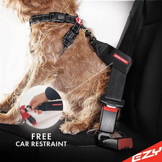 EzyDog Classic Chest Plate Harness, 2X-Large, Black EzyDog Classic Chest Plate Harness, 2X-Large, Black