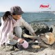 FLEXI New Comfort Retractable Dog Leash (Band), Ergonomic, Durable and Tangle-Free, for Dogs up to 15 kg, 4.8 metres, Small, Grey/Black