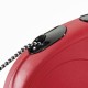 FLEXI New Comfort Retractable Dog Leash (Band), Ergonomic, Durable and Tangle-Free, for Dogs up to 15 kg, 4.8 metres, Small, Grey/Black