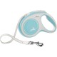 FLEXI New Comfort Retractable Dog Leash (Band), Ergonomic, Durable and Tangle-Free, for Dogs up to 15 kg, 4.8 metres, Small, Grey/Black
