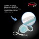 FLEXI New Comfort Retractable Dog Leash (Band), Ergonomic, Durable and Tangle-Free, for Dogs up to 15 kg, 4.8 metres, Small, Grey/Black