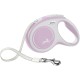 FLEXI New Comfort Retractable Dog Leash (Band), Ergonomic, Durable and Tangle-Free, for Dogs up to 15 kg, 4.8 metres, Small, Grey/Black